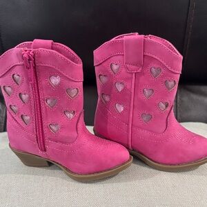 Tucker + Tate Pink Heart toddler Boots